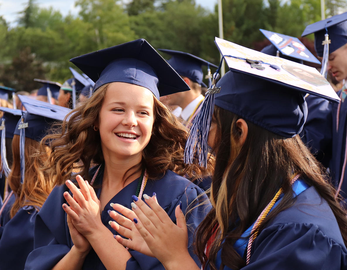 Atmospheric Graduation Photo